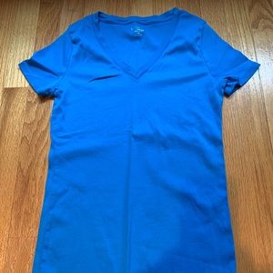 Merona Blue V-neck